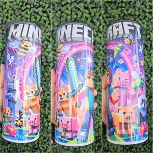 Minecraft Themed  Sublimation Tumbler